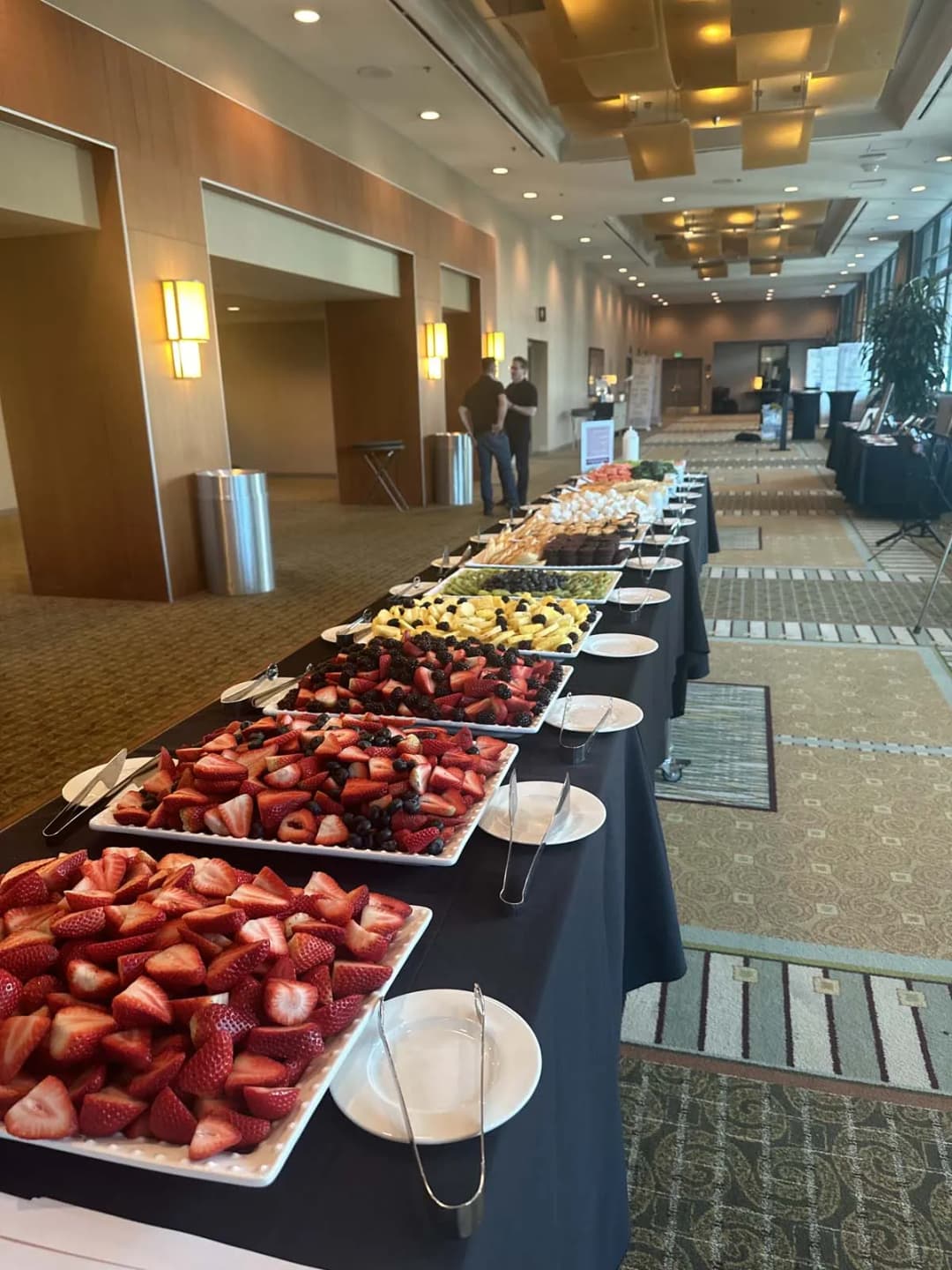 A dessert and chocolate table at an event