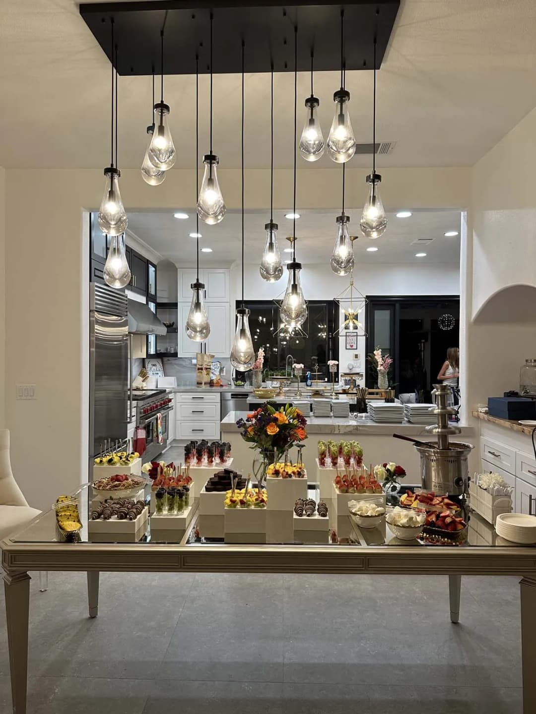 A dessert and chocolate table at an event